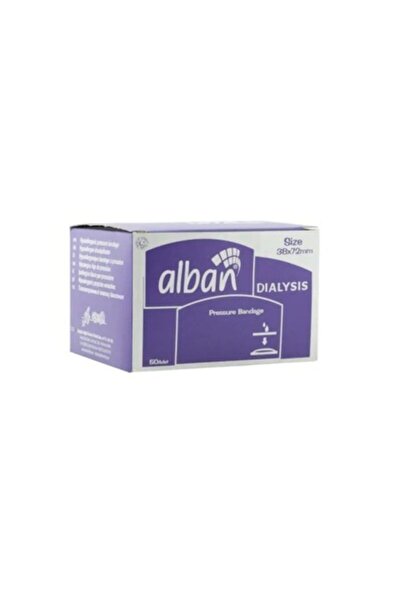 Alban Diyaliz Bandı Bası Bandı 38x72 Mm 50'li