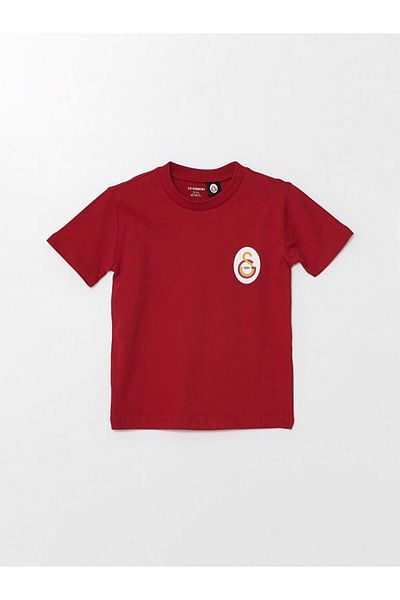 LC Waikiki Băiat - Tricou cu mânecă scurtă cu decolteu și imprimat