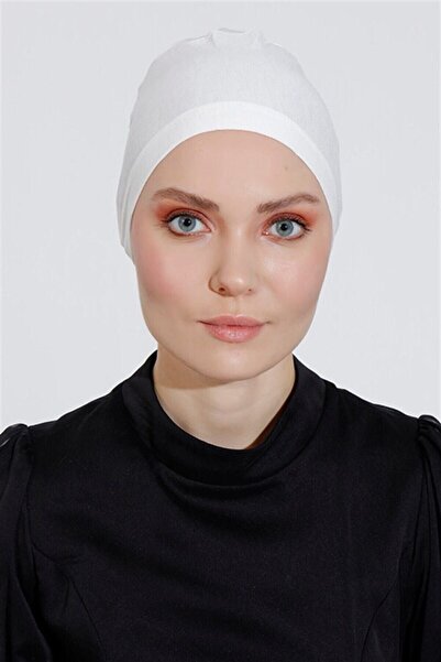 MİSS İPEK بونيه قطن ممشط (لون كريمي)