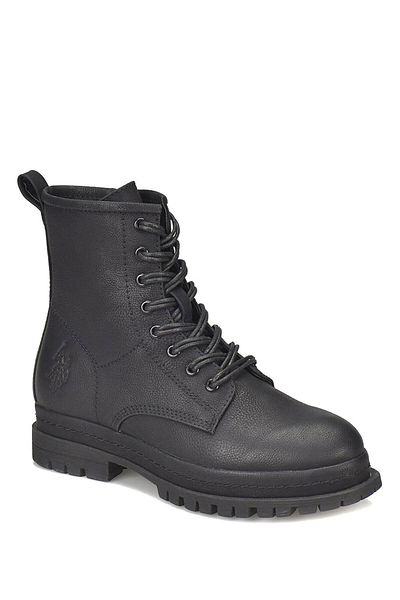 U.S. Polo Assn. Α 10147901012010 101479010   Emma 3pr Γυναικεία Μποτάκια Μαύρα