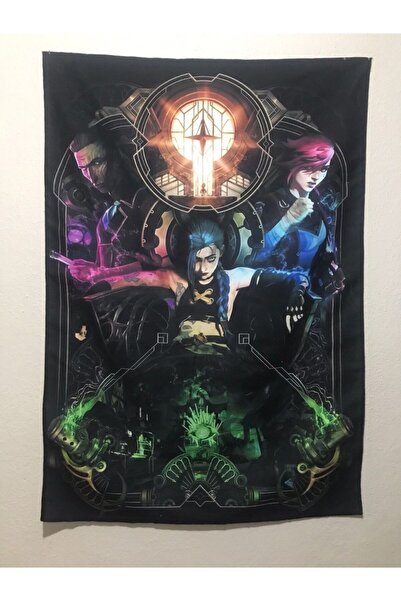 owl bag Anime Arcane Karakterleri Poster Desenli Tasarim Duvar Halısı
