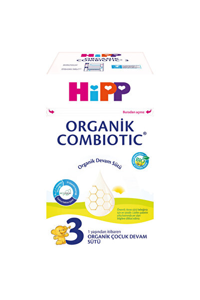 Hipp 3 Organik Combiotic Çocuk Devam Sütü 800 gr 1+ Yaş NO COLOR 3