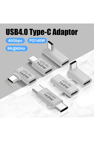Choice Pd140w usb c female to male adapter pd 3.1 thunderbolt 3 40gbps data transfer 8k@60hz extension ...