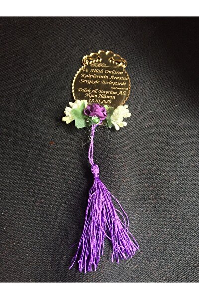 GÜVEN Pleksi Enfal Suresi Yazılı Nişan Söz Magnetleri 24 Adet