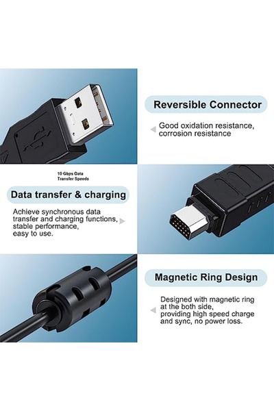 Choice CB-USB5 USB6 USB8 USB Data Cable for Olympus OM-D E-M1 E-M10 Mark II OM-D E-M5 Mark II Pen E-PL7 ...