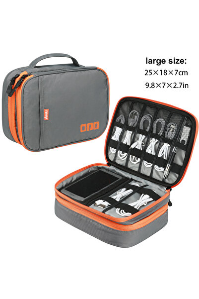 Choice حقيبة سفر للملحقات الإلكترونية المحمولة، حقيبة تنظيم الكابلات، حقيبة ح...