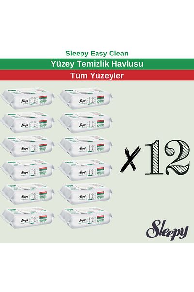 Sleepy Easy Clean 50 Sheets X12 Pack