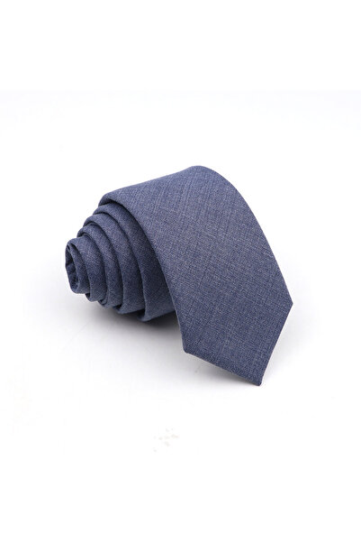 Choice ربطة عنق ضيقة للرجال - ربطة عنق كاجوال مضادة للتجاعيد، لون سادة، أزرق وردي لبدلة الزفاف