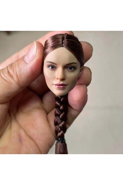 Choice VCF-2052 1/6 Russian Special Warfare Female Head Sculpt Suntan Female Soldier Head Carving Fit 12...