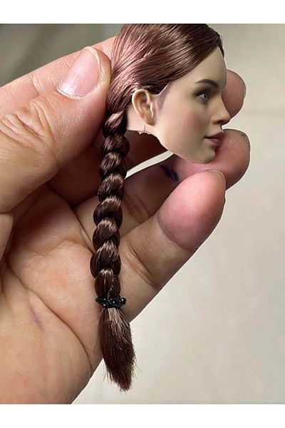 Choice VCF-2052 1/6 Russian Special Warfare Female Head Sculpt Suntan Female Soldier Head Carving Fit 12...