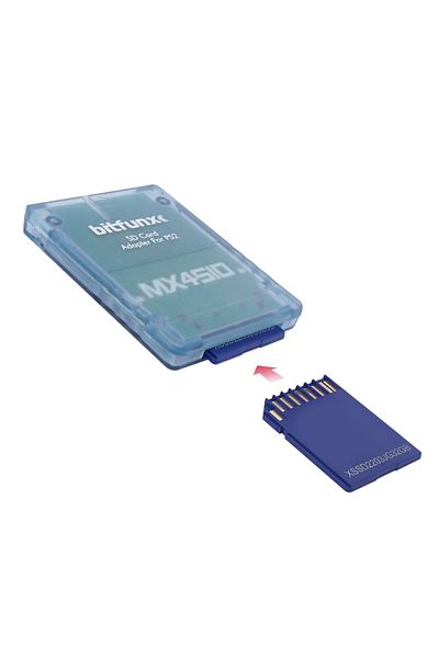 Choice محول بطاقة SD/TF من Bitfunx Mx4sio Sio2sd لقارئ الألعاب لجهاز PS2 وPlaystation2
