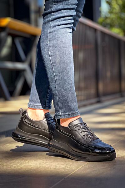 Ramer CH2419 FST - Μαύρα ανδρικά παπούτσια