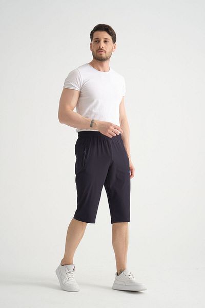 Shooter Ανδρικό Capri Navy Blue - Αναπνεύσιμο, με φερμουάρ, μίνιμαλ λεπτομέρεια κεντήματος