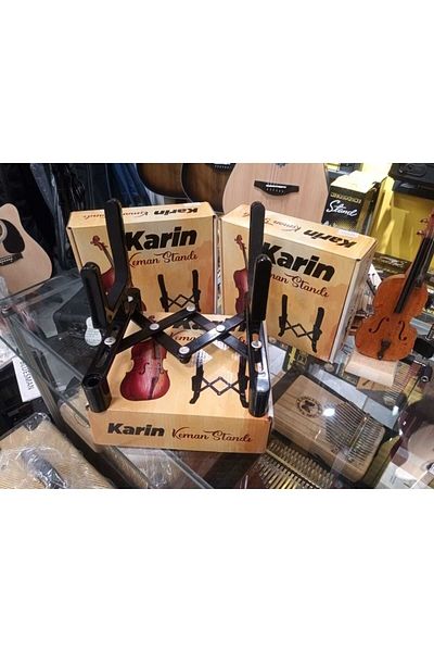 Karin Violin Stand - Stand (With Resin And Violin Silencer Gift)