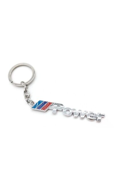 AYCANSTORE БМВ Сумісний з автомобілями M Power Брелок з нержавіючої сталі з х...