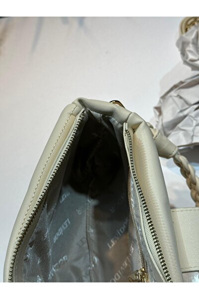 Levidor Levidor Special Color Combination Faux Leather Shoulder Bag - Hand and Arm Detail