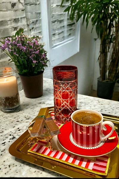 FLAWLESS HOME Pip Studio Cocktail Napkin: Presentation, Coffee Burn Napkin and Coaster