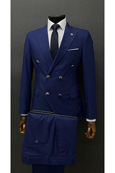 Terziayhan Double-breasted Slim Fit Suit