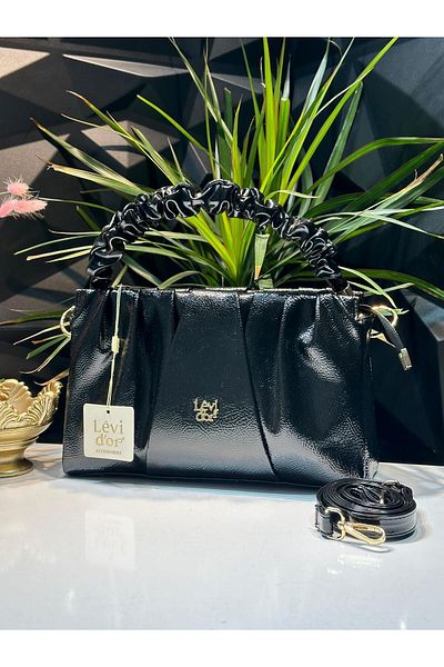 Levidor Levidor Special Color Combination Faux Leather Hand and Arm Bag - LEVDR.930074SYHRGN