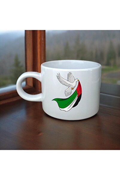 D&Y GAUDERY كوب بورسلين بتصميم خاص على الطراز الفلسطيني