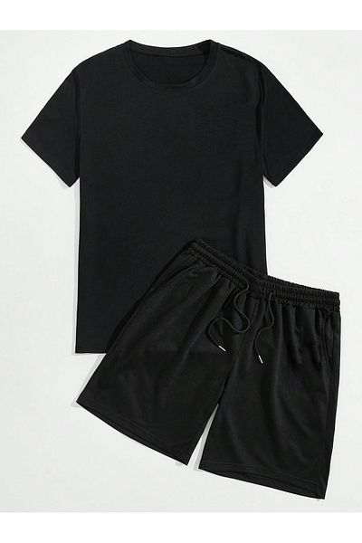 EYAX MODA Σετ ανδρικής φόρμας - Σετ μπλουζάκι και σορτς