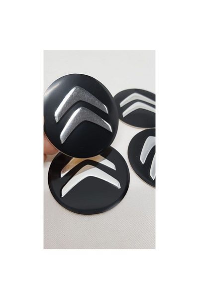 Apexis Wheel Hub Arma Citroen Aluminum 60mmSet of 4 Black