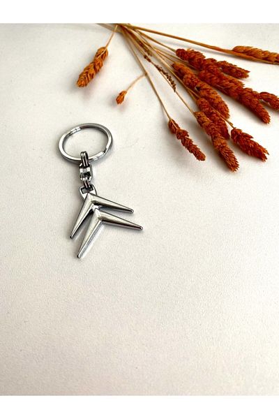 Elites Cıtroen Silver Look Keychain