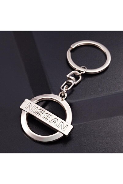 GARDENAUTO Nissan Micra 2004-2010 Anahtarlık Metal 3d Krom Araba Anahtarlığı