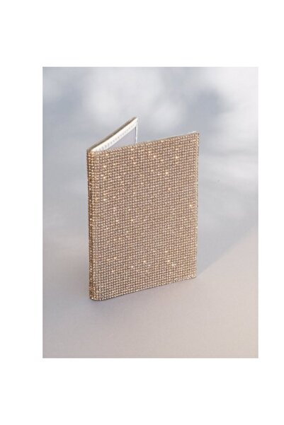 GARDENAUTO Kristal Taşlı Parlak Ruhsat Kılıfı Lüks Tasarım Ruhsat Kabı