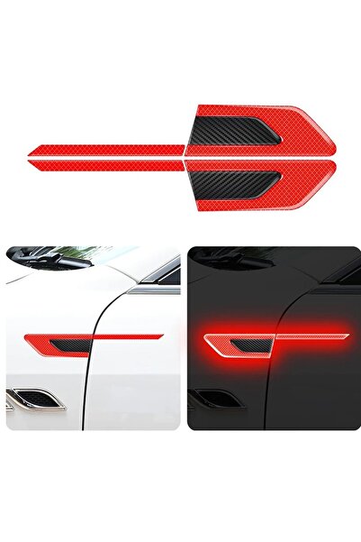GARDENAUTO Auto Sticker Reflective Side Door Fender Venti Reflective Pasting Auto Accessory