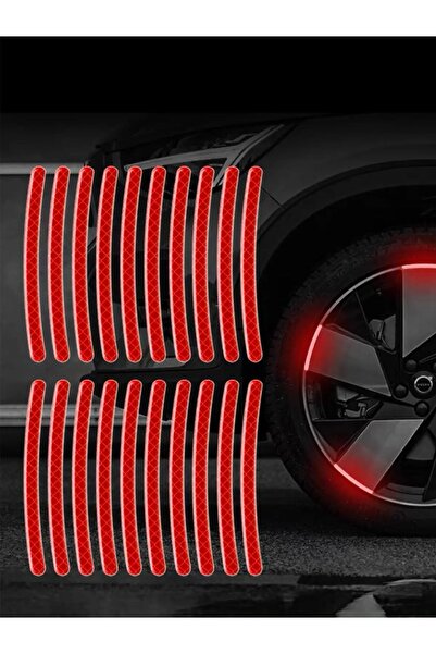 GARDENAUTO Wheel Rim Sticker Reflective Sticker Reflective Reflective Rim Strip Warning Tape Auto Accessory