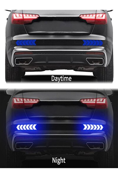 GARDENAUTO Arrow Sign Reflective Auto Accessory Sticker Searchlight Adhesive