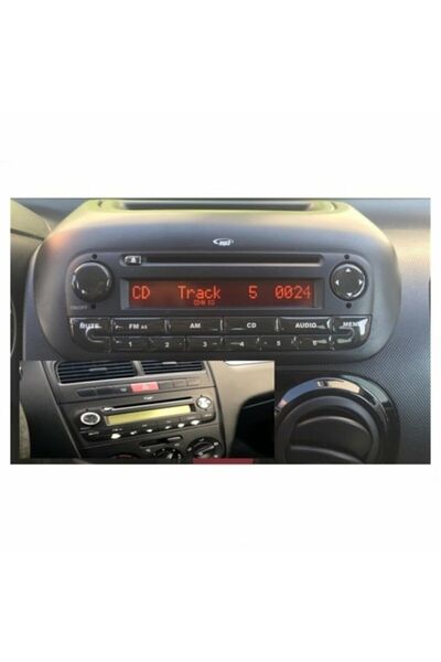 ÜRÜNBANA Fiat Fiorino Uyumlu Teyp Tuş Takımı Piano Black Kaplama