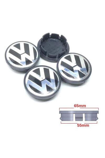 GARDENAUTO Volkswagen Tiguan 2007-2014 Jant Göbeği 55-65mm