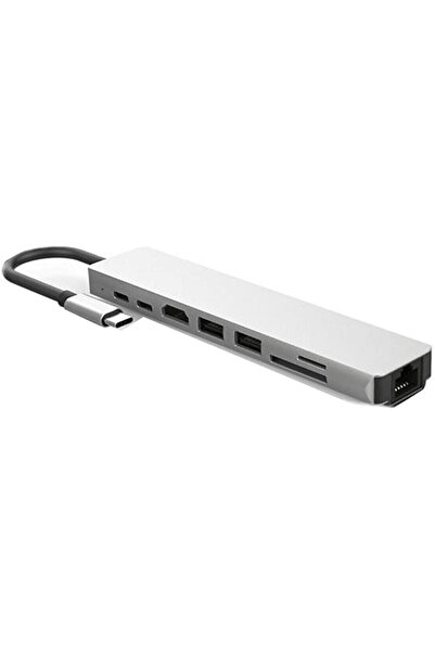 Dexim All in One USB-C Hub Çoğaltıcı Gri