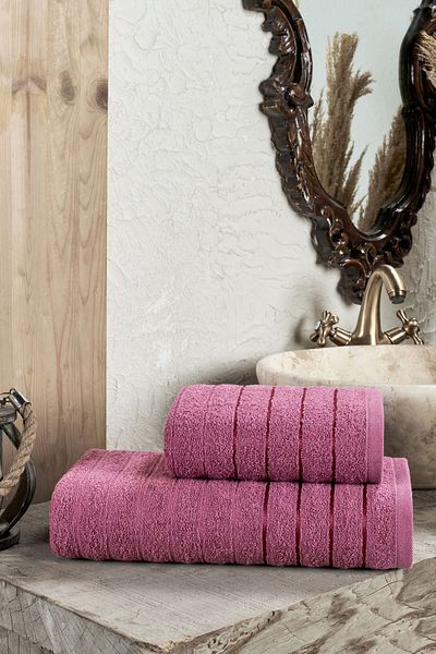 TABEA HOME Fluffy 4-Piece Bath Towel Set