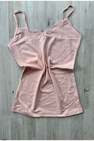 VicTroy 6 Pieces of Cotton Lycra Rope Strap Undershirts (CLARET RED, BLACK, WHITE, SALMON, NAVY BLUE AND DAMSON COLOR)