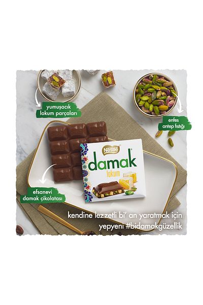 Damak Nestle Damak Turkish Delight Chocolate 60 g