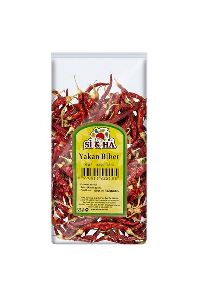 Si&Ha Biber Yakan Kurutulmuş 50 G