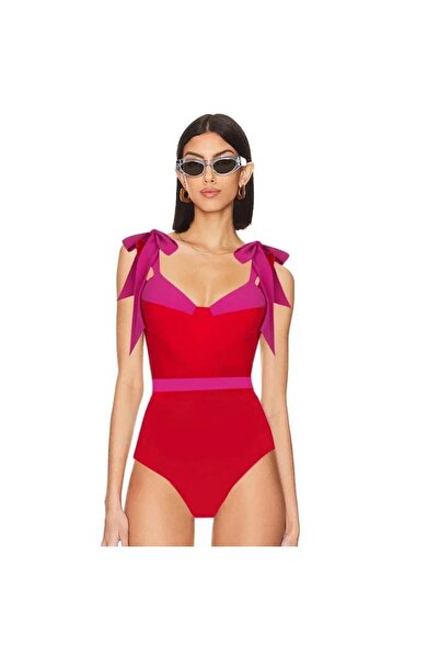 DESİGNEDBYD Yeni Kadın Mayo+pareo Etek Takım 2 Parça Up Set Bodysuit Plaj Moda Beachwear