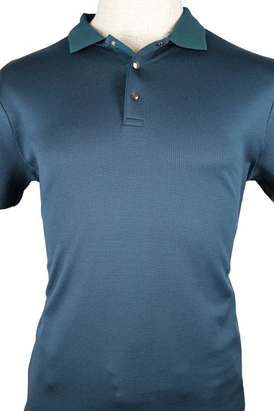 Nehir 241500305   Nehir - Green P. Collar Snap T-Shirt