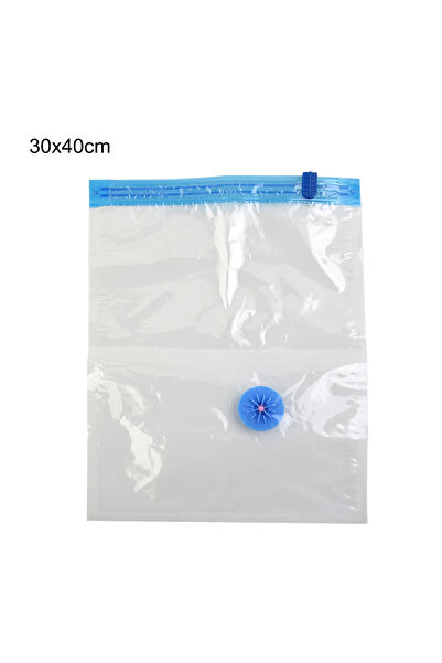 LEENKEA Vacuum Storage Bags With Valve Transparent Folding Compressed Space S...