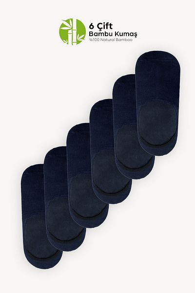 Mono Socks Κάλτσες μπαλαρίνας 6 τεμαχίων από ύφασμα μπαμπού