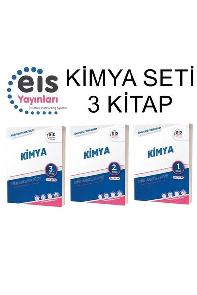eis Yayınları Eis YKS DAF Kimya 1-2-3 Set (3 Kitap) Yeni Mavi Seri Ders Anlat...