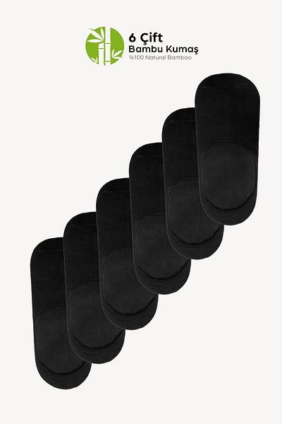 Mono Socks Κάλτσες μπαλαρίνας 6 τεμαχίων από ύφασμα μπαμπού