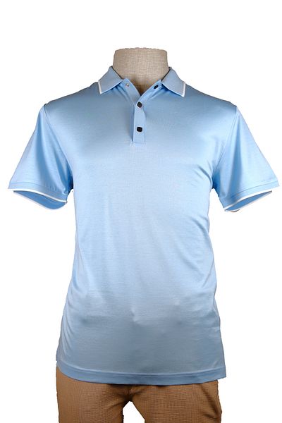 Nehir 241700106   - A.Blue Buttoned P.Collar T-Shirt