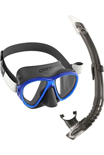 Cressi Combo Fiji + Gamma Dalış Seti Black Blue