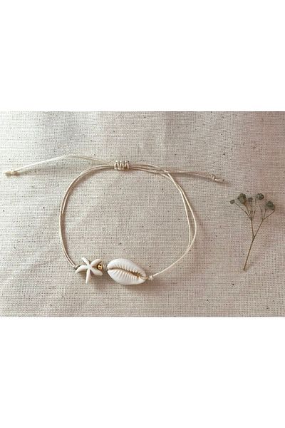 wundaf tasarım Seashell And Starfish Anklet