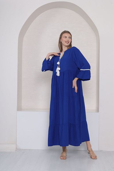 mervemoda Rochie țesuta de damă marime mare