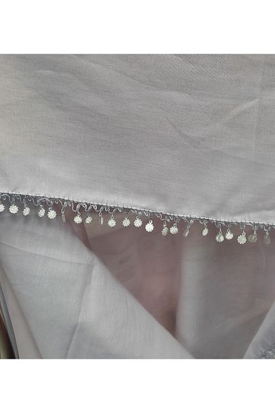 Kevser nur tuhafiye Sequined Needle Embroidered Cheesecloth
